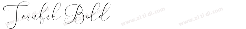 Terafik Bold字体转换